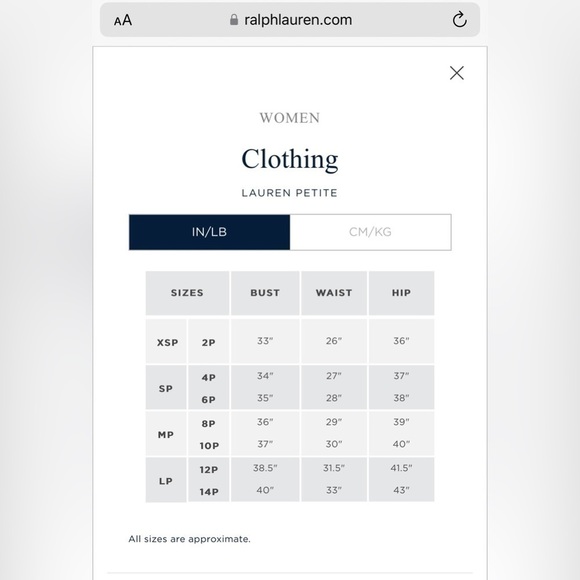 𝅺ralph Lauren Faux Wrap Dress in Size 12 P - Picture 8 of 8